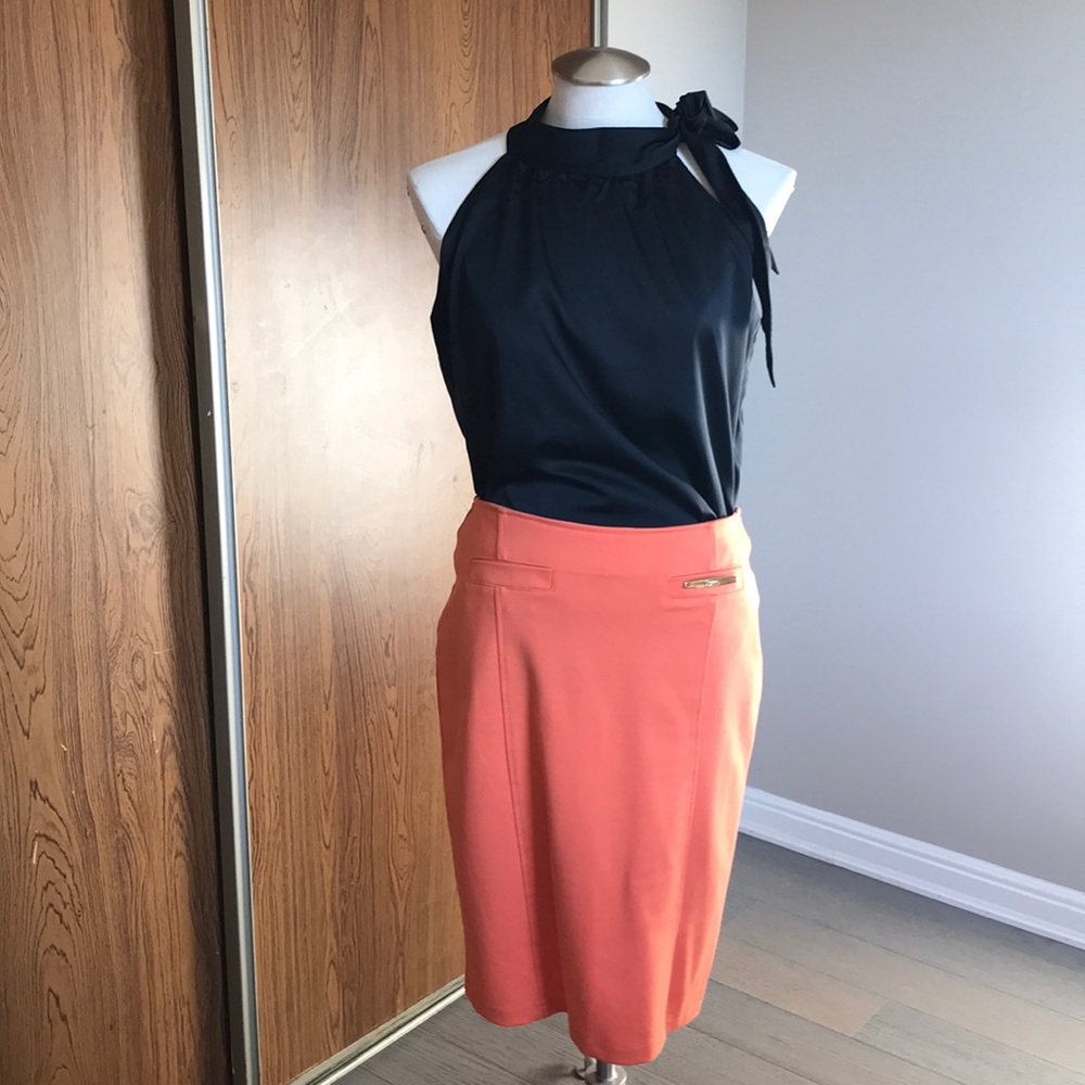 Orange skirt